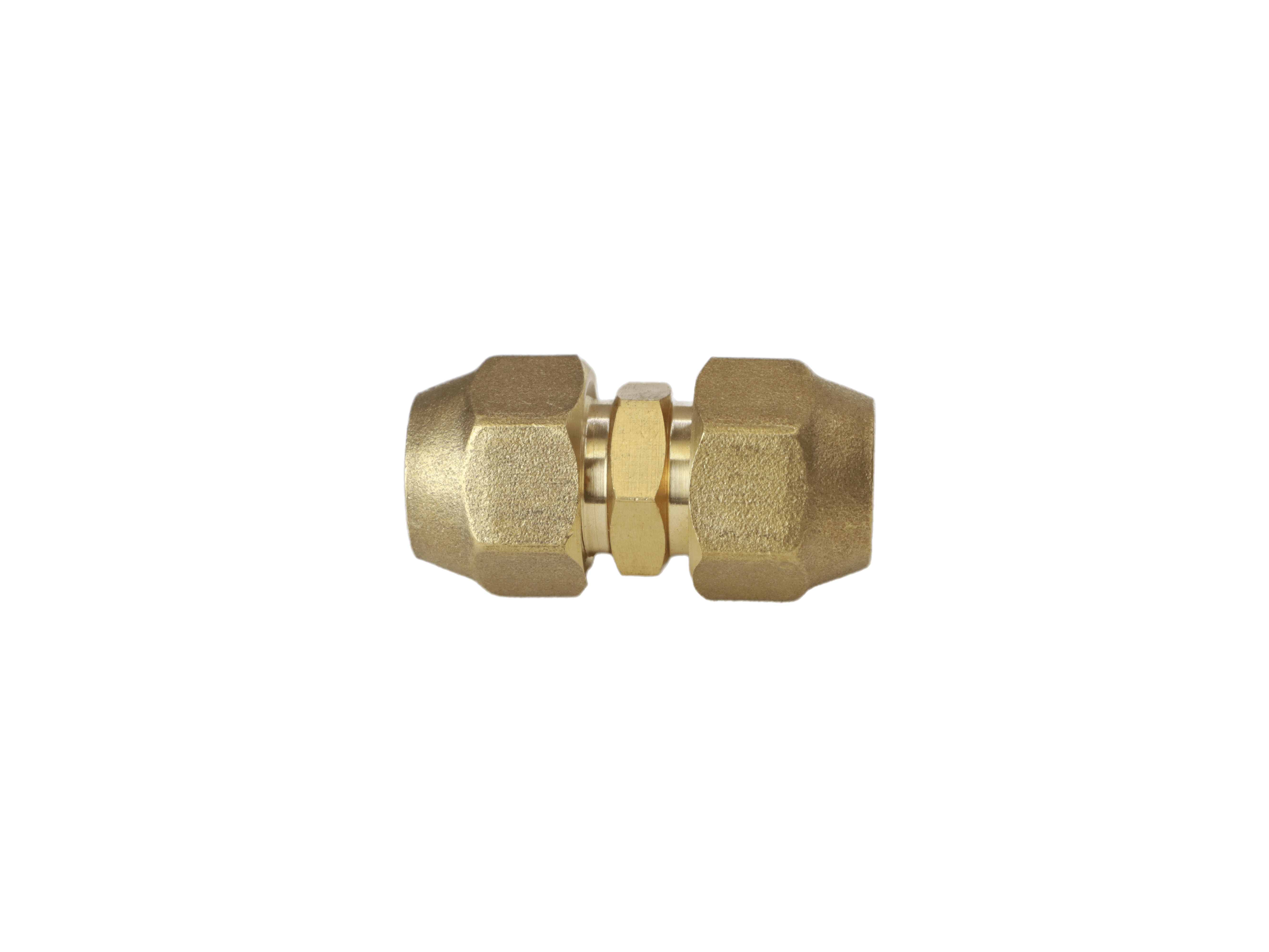 1/2" Brass Male Flare Fitting Connector Coupler With Flare Nuts,pack of 2 - Image 3