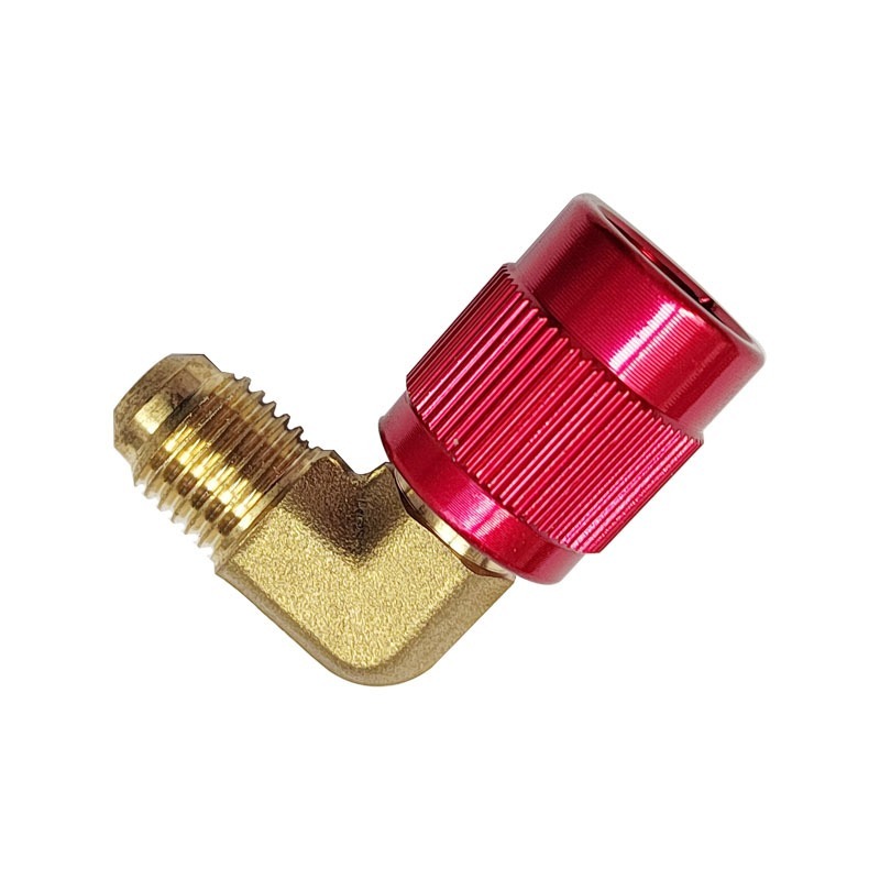 R410 ADAPTER 90D Mini Split 410a Service Port Adapter, Set of 4