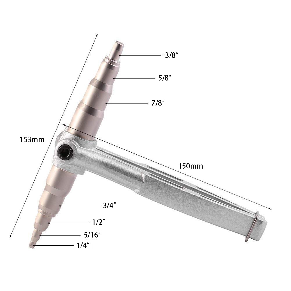 ST22 SIZE 7-in-1 Manual Copper Pipe Expander 1/4"-7/8" Tubing
