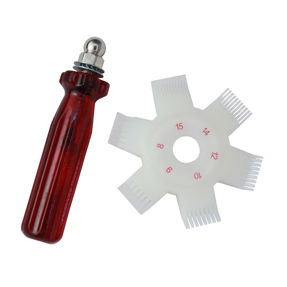 6 in 1 Plastic AC Fin Comb Straightner