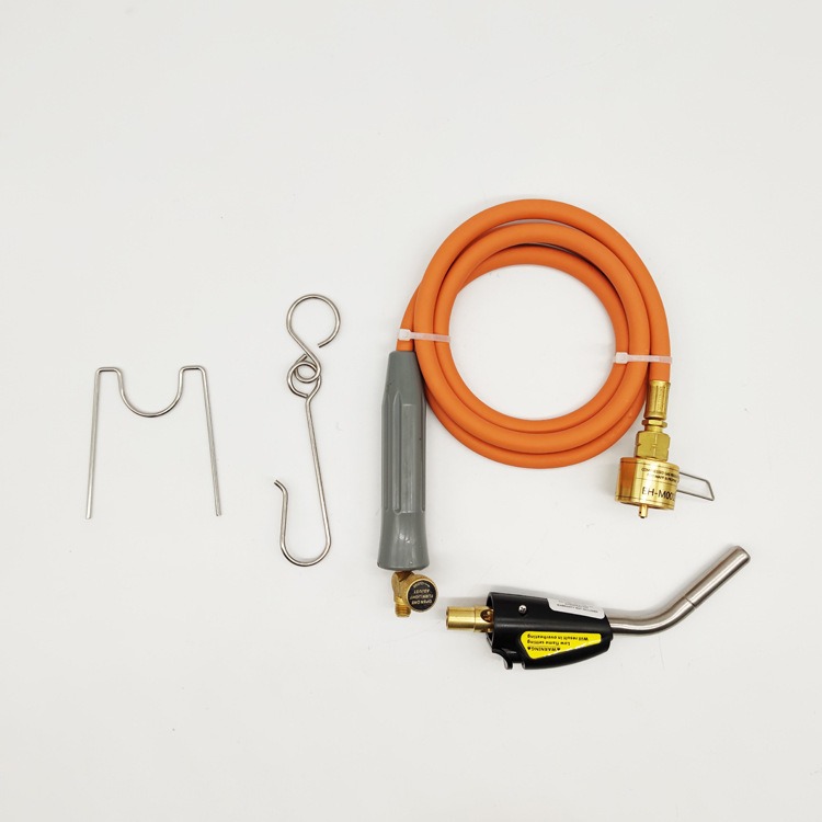 mapp gas torch with hook1 Mapp Gas Brazing Torch,Trigger Start & Flame Adjustment with Hook and Clip