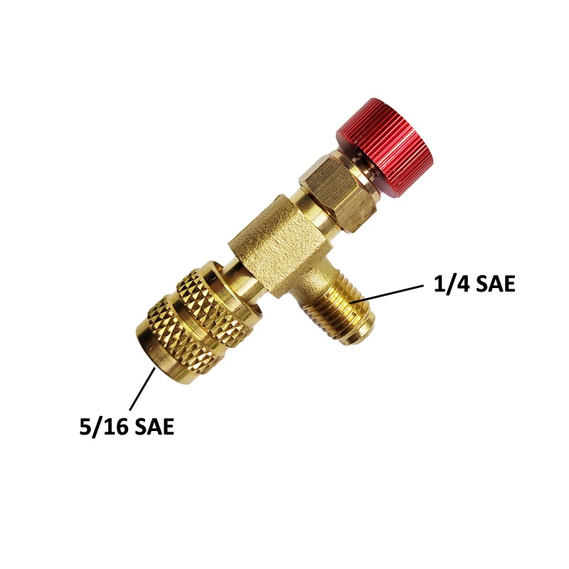 R410a R32 Freon Charging Valve, Safety Adapter.Pack of 2 - Image 2
