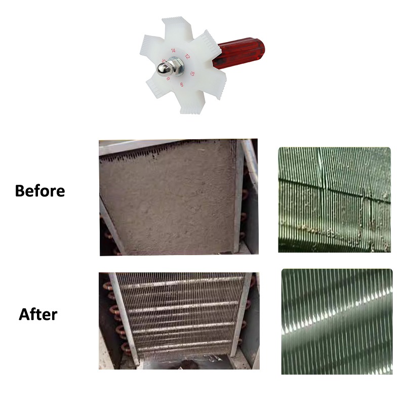 6 in 1 Plastic AC Fin Comb Straightner