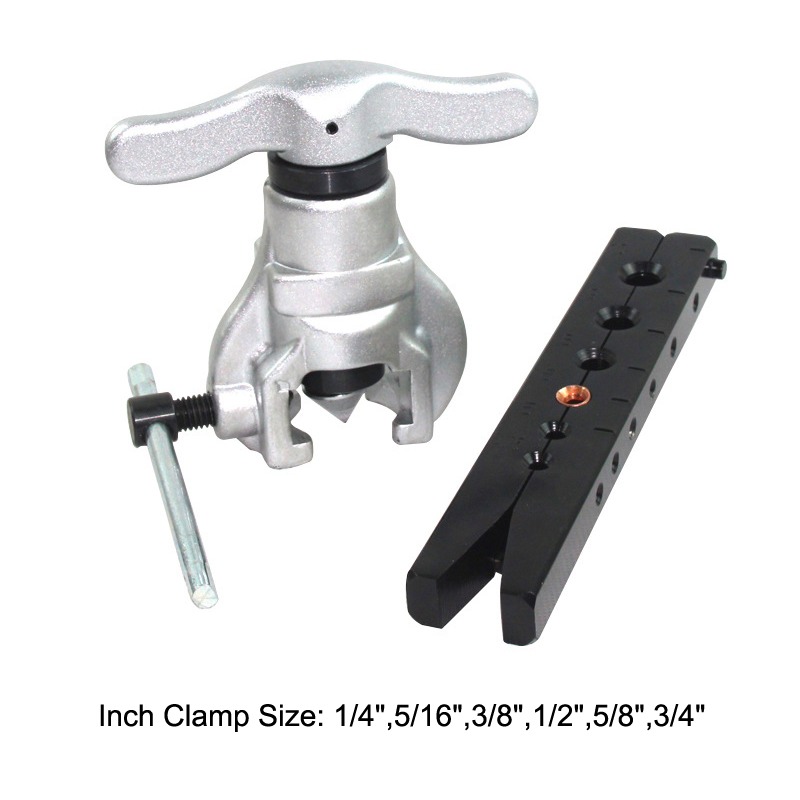 clamp size 45° Eccentric Copper Tube Flaring Tool for 1/4" - 3/4"
