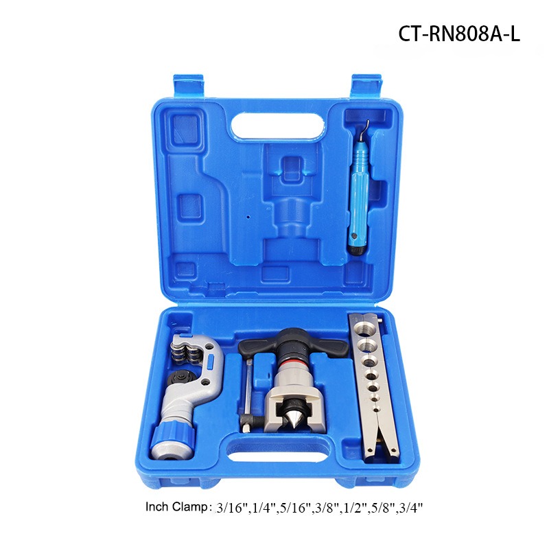 ratchet flaring tool CT-RN808A-L 45° Eccentric Ratchet Tube Flaring Tool for 3/16"-3/4" Pipes