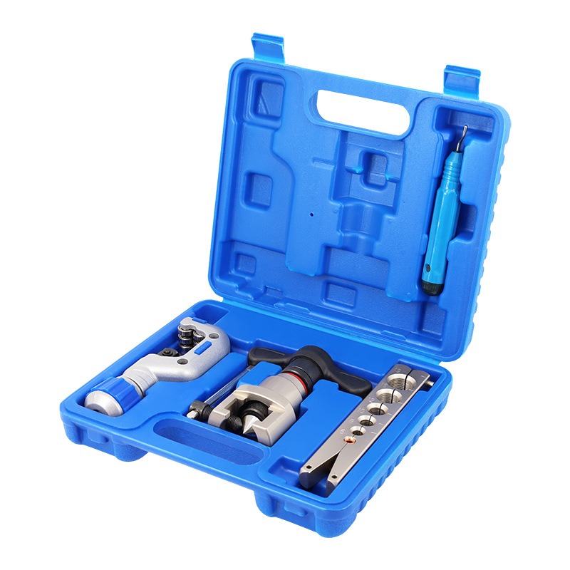 ratchet flaring tool 45° Eccentric Ratchet Tube Flaring Tool for 1/4"-3/4" Pipes