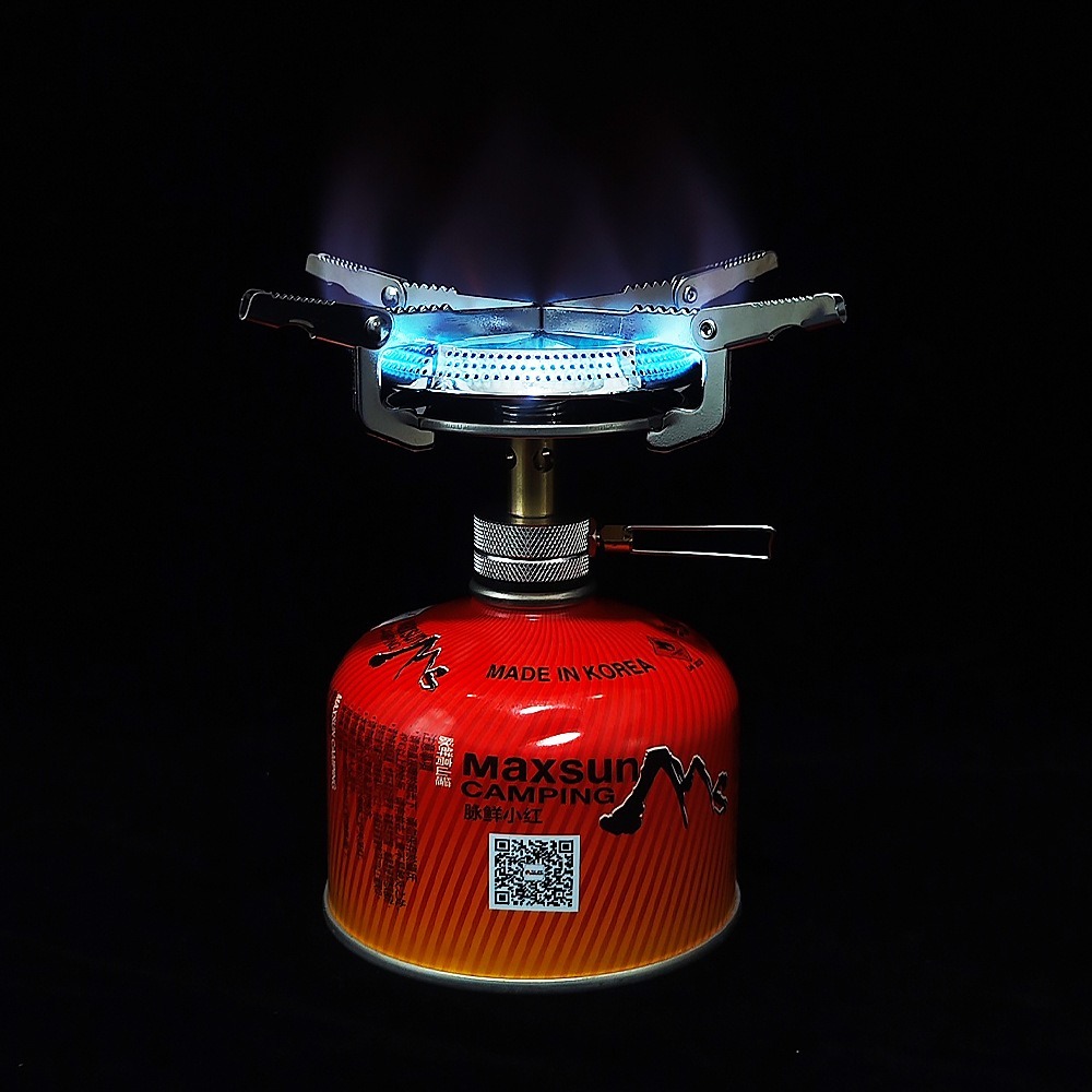 Lightweight Backpack Propane Camping Stove with Adapter - Image 7