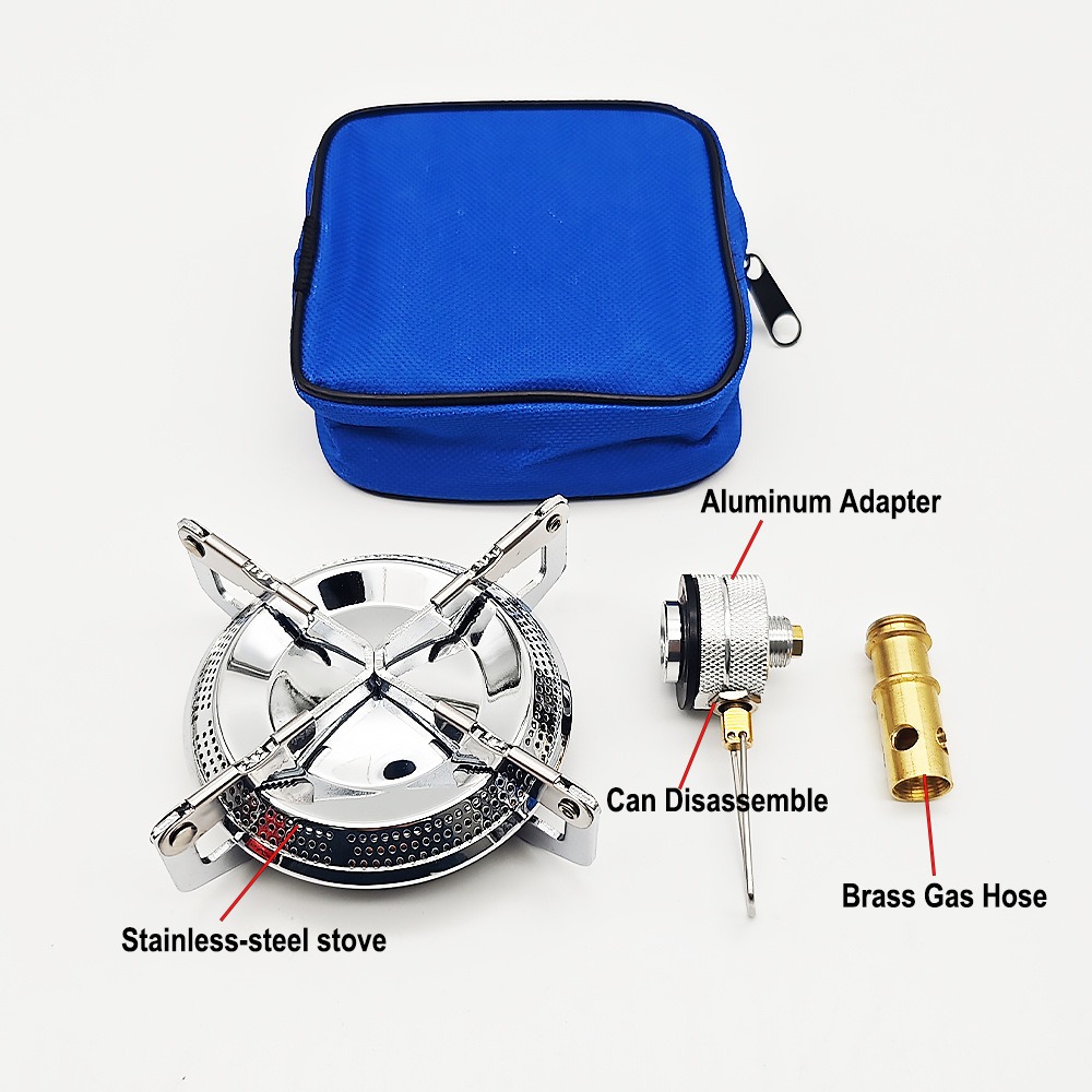 Lightweight Backpack Propane Camping Stove with Adapter - Image 3