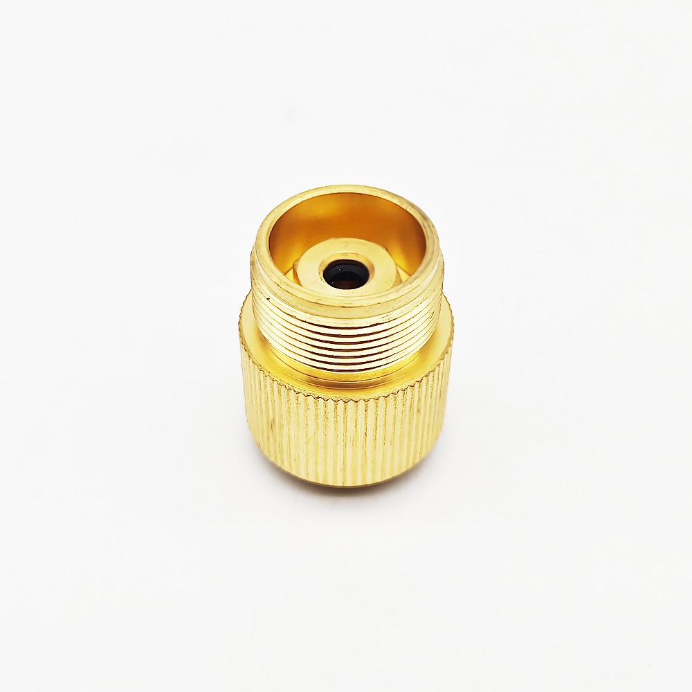 CGA 600 adapter 10 Propane Adapter, Input: EN417 Lindal Canister, Output: CGA600 Valve