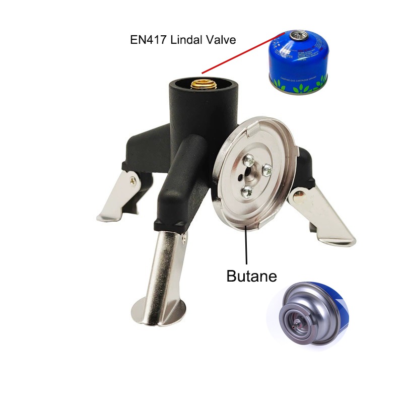 Tripod Gas Stove Adapter, Input: Butane, Output: EN417 - Image 3