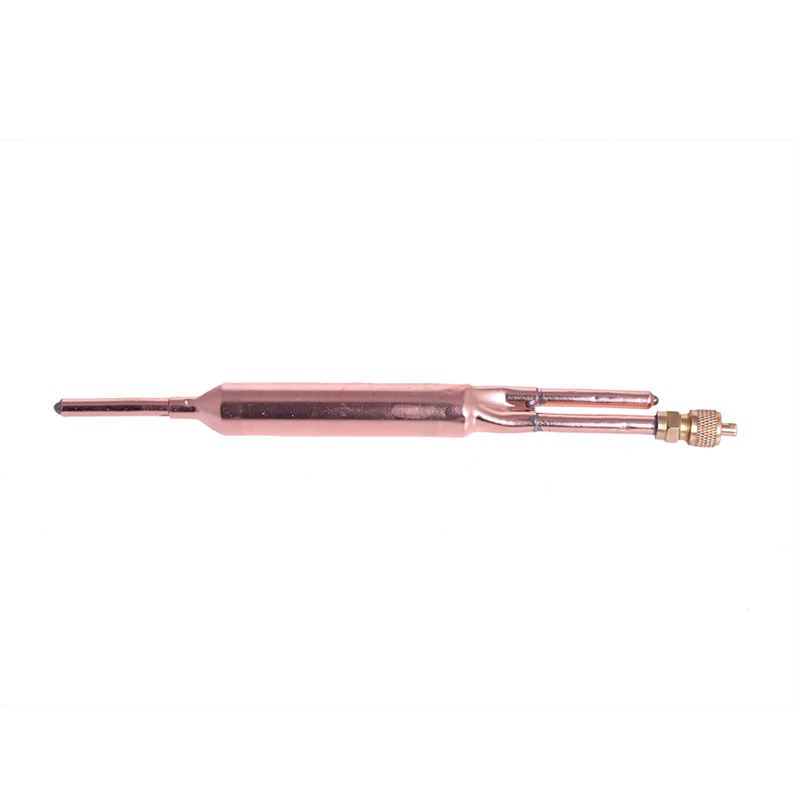 copper filter drier with access valve