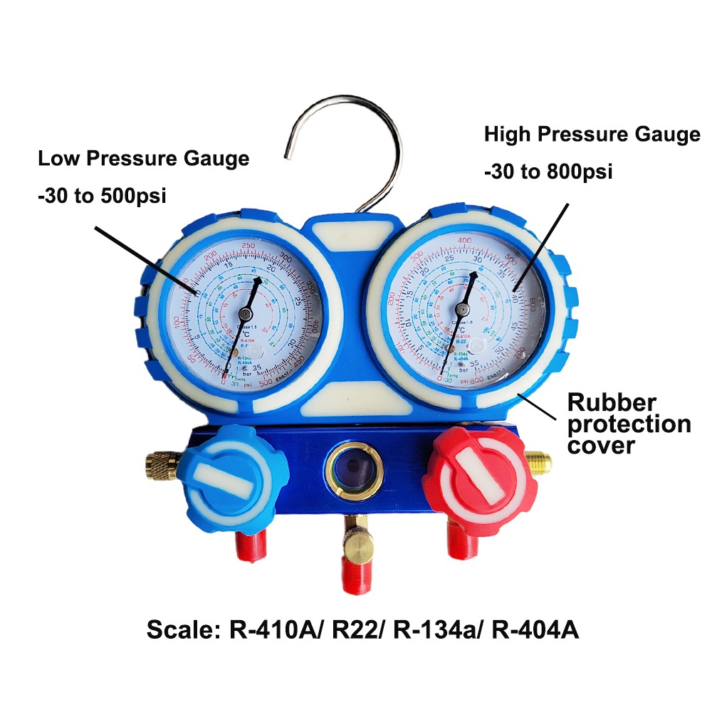 AC Manifold Gauge Set for R410A R22 R404A R134a - Image 5