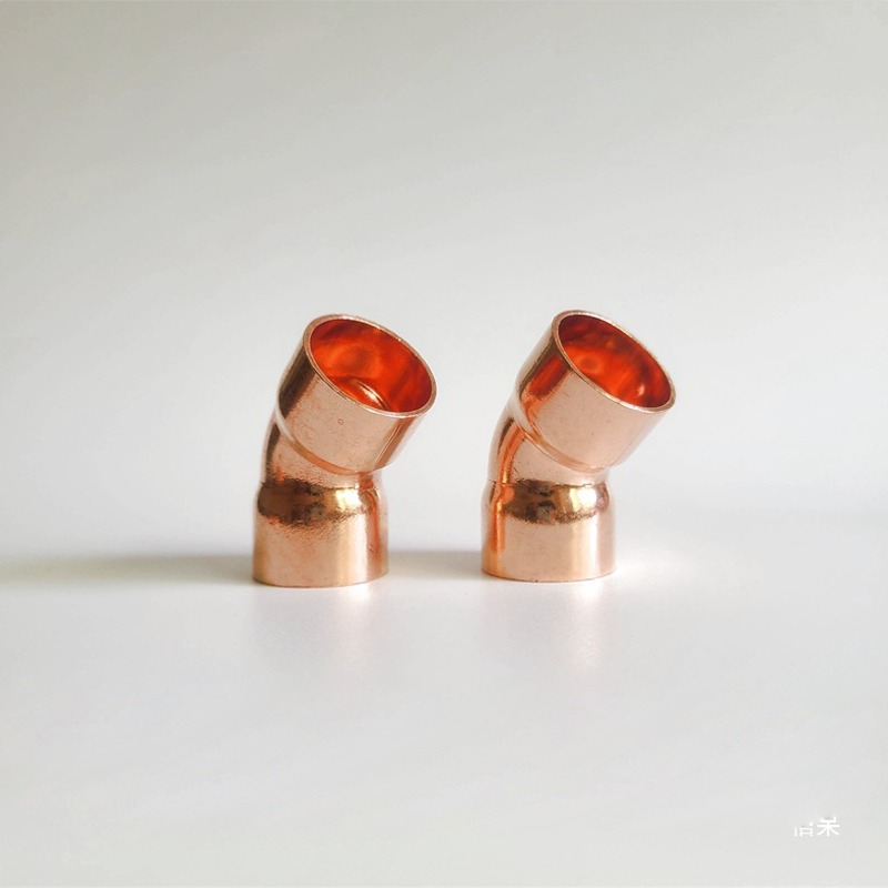 1/4" to 4-1/4" C X C 45 Degree Copper Elbow Fitting - Image 2