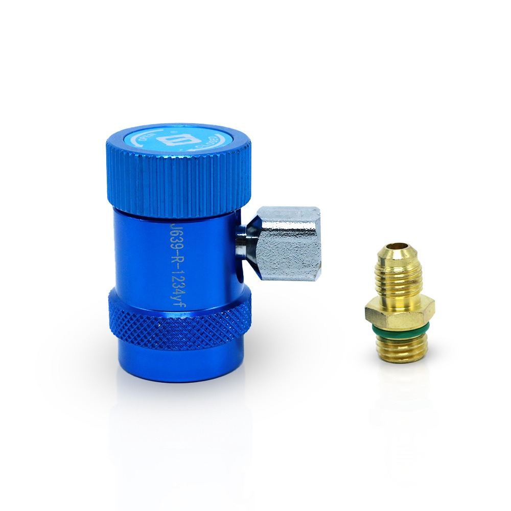 Adjustable R1234yf Quick Coupler,High/Low Side Set