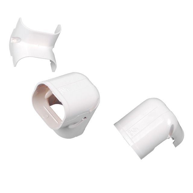 90degree PVC Vertical Elbow, Line Set Cover Kit