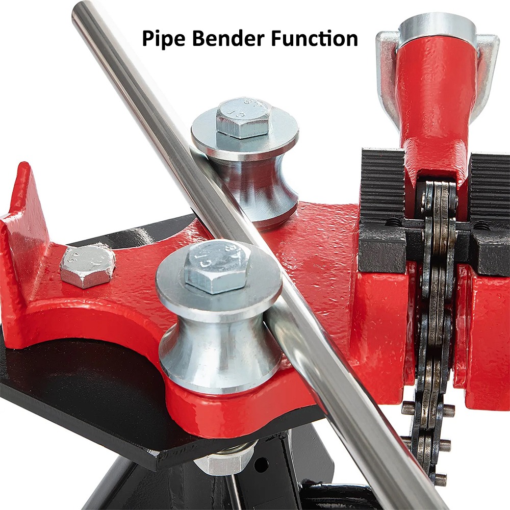 4 inch Bench Chain Pipe Vise 1/8 to 4-Inch Pipe Capacity - Image 3