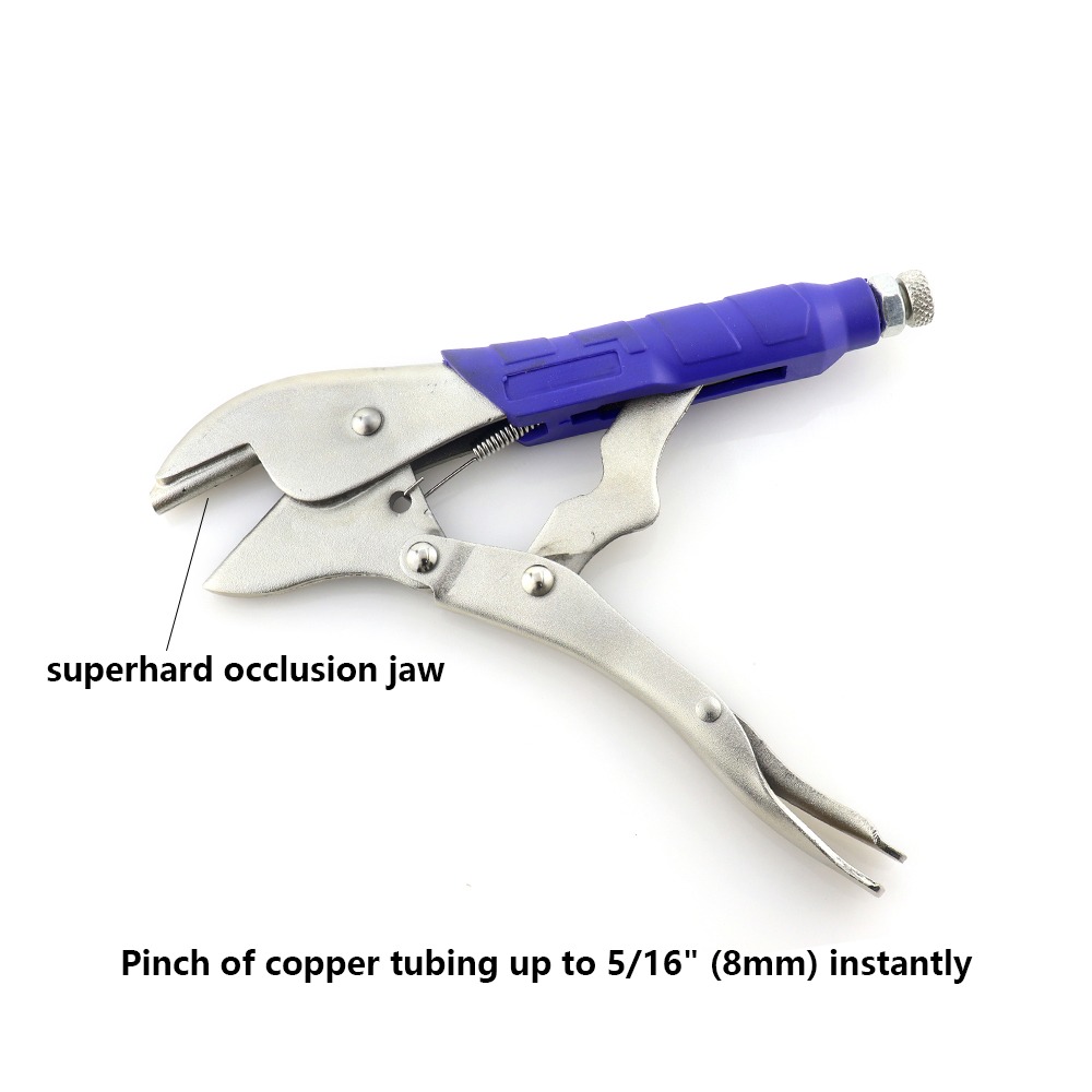pinch off tool size 7inch Pinch Off Pliers Upto 5/16" Piping
