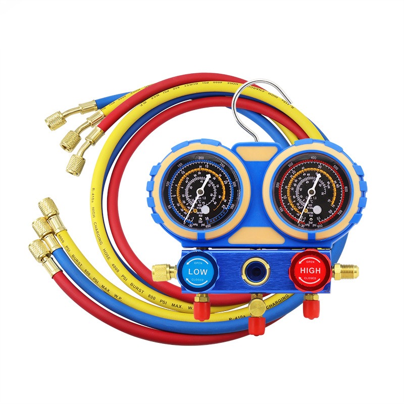 AC Manifold Gauge Set and Flaring Tool Set for R410a R32 R22 R134a - Image 5