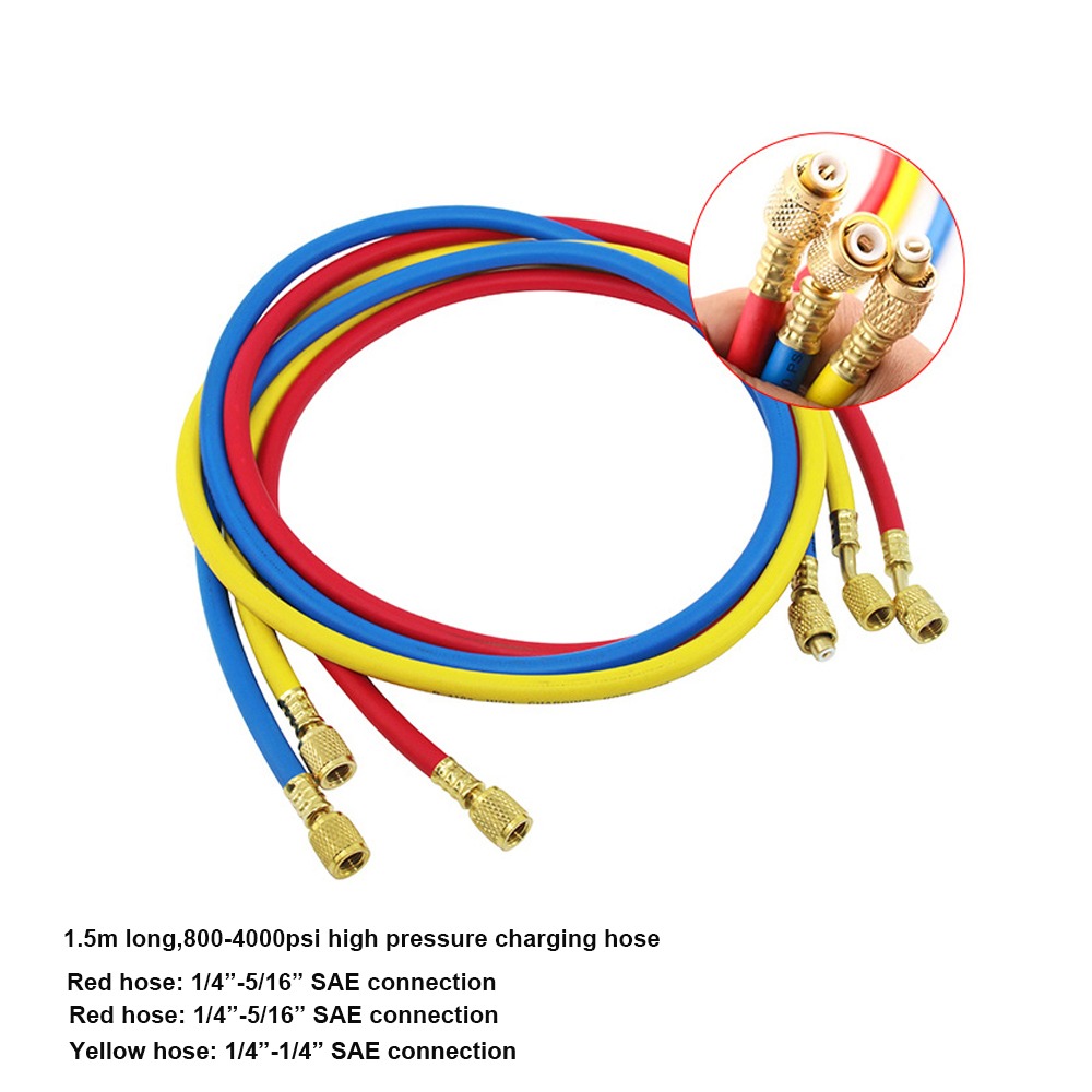 AC Manifold Gauge Set and Flaring Tool Set for R410a R32 R22 R134a - Image 4