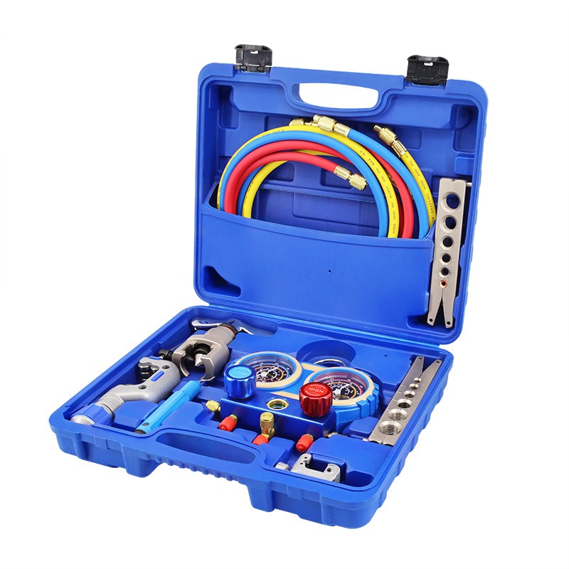 AC Manifold Gauge Set and Flaring Tool Set for R410a R32 R22 R134a - Image 3
