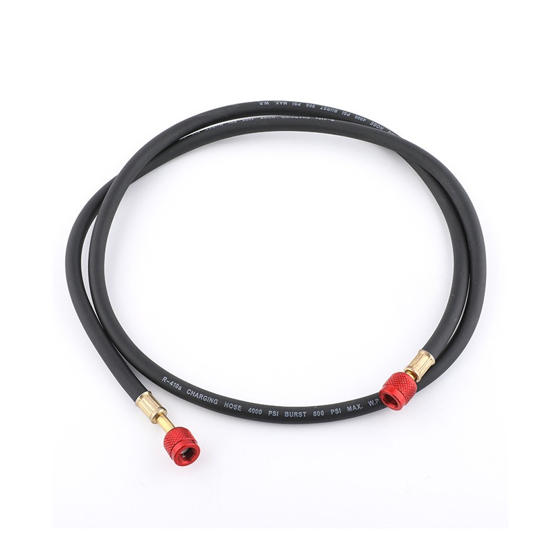 charging hose black single red CHUNCHI R134a Charging Hose AC Charge Hose Set of 3